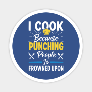 Cooking Not Punching Magnet
